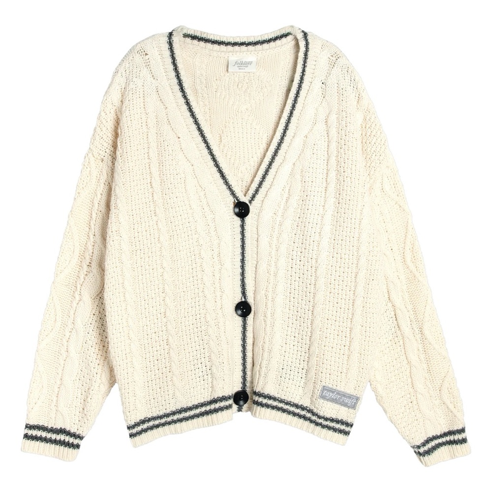 Authentic Official Limited Taylor Swift Cardigan Folklore Album XL/2XL